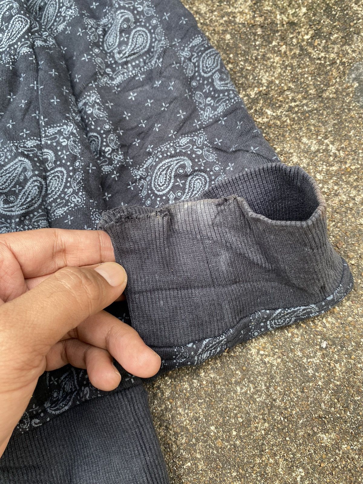 If Six Was Nine × Le Grande Bleu (L.G.B.) × Yasuyuki Ishii Japanese Tomtjunior Ocean Fur Hoodie Pasley ifsixasnine lgb Size US L / EU 52-54 / 3 - 4 Thumbnail