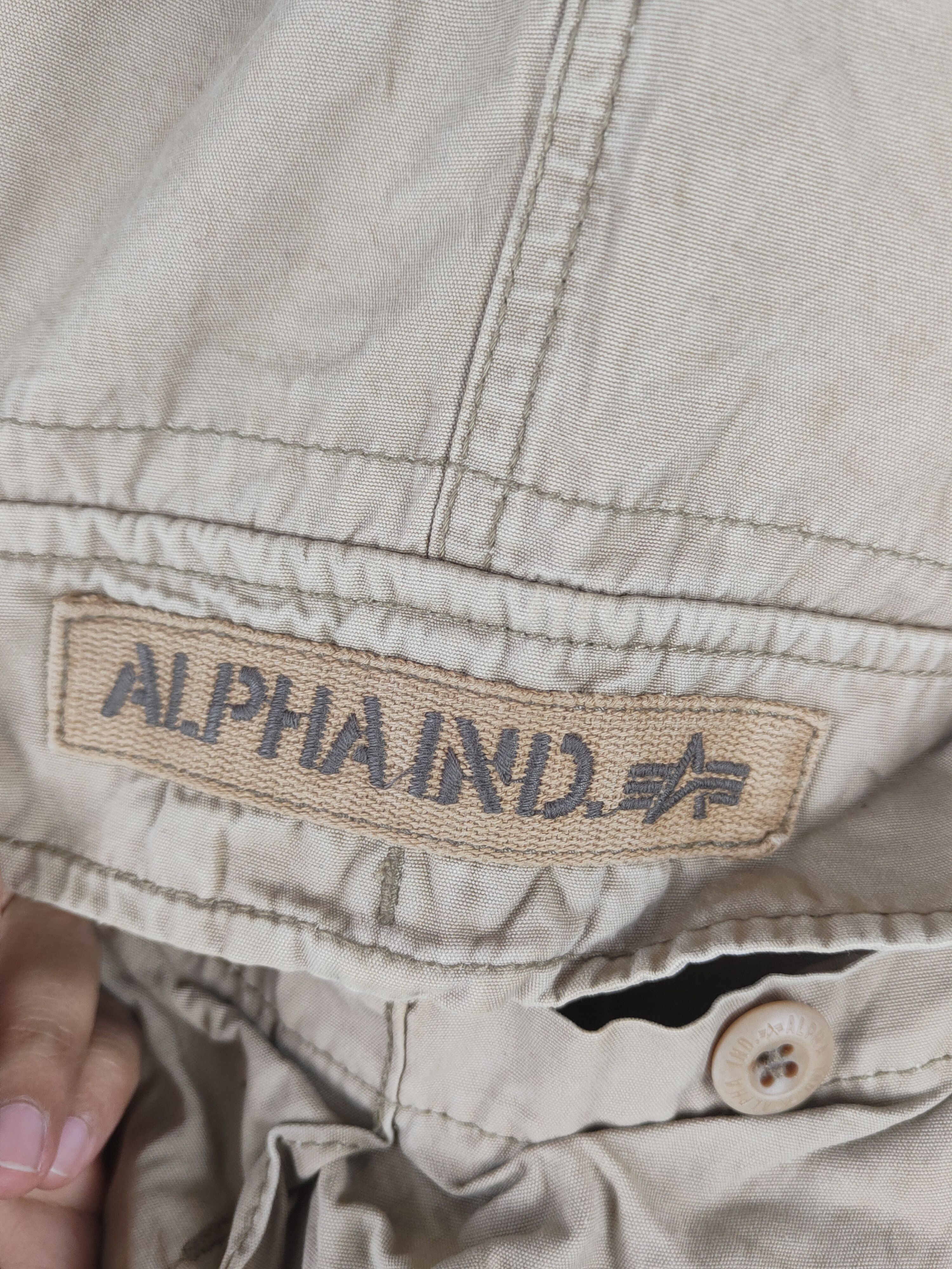 Alpha Industries DL Alpha Industries Beige Multipocket Cargo Pants #46-039 Size US 30 / EU 46 - 3 Thumbnail
