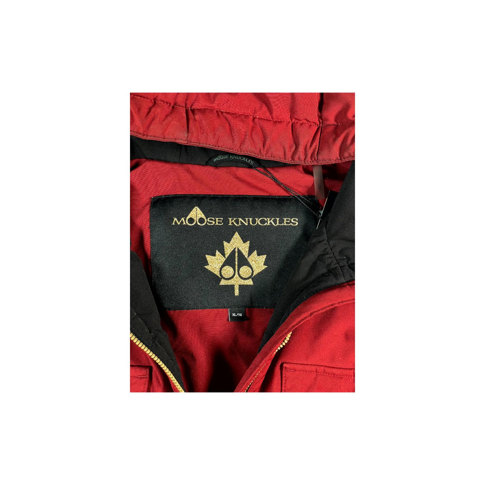 Moose Knuckles Moose Knuckles Women's Parka Red & Gold Jacket Size US XL / EU 56 / 4 - 3 Thumbnail