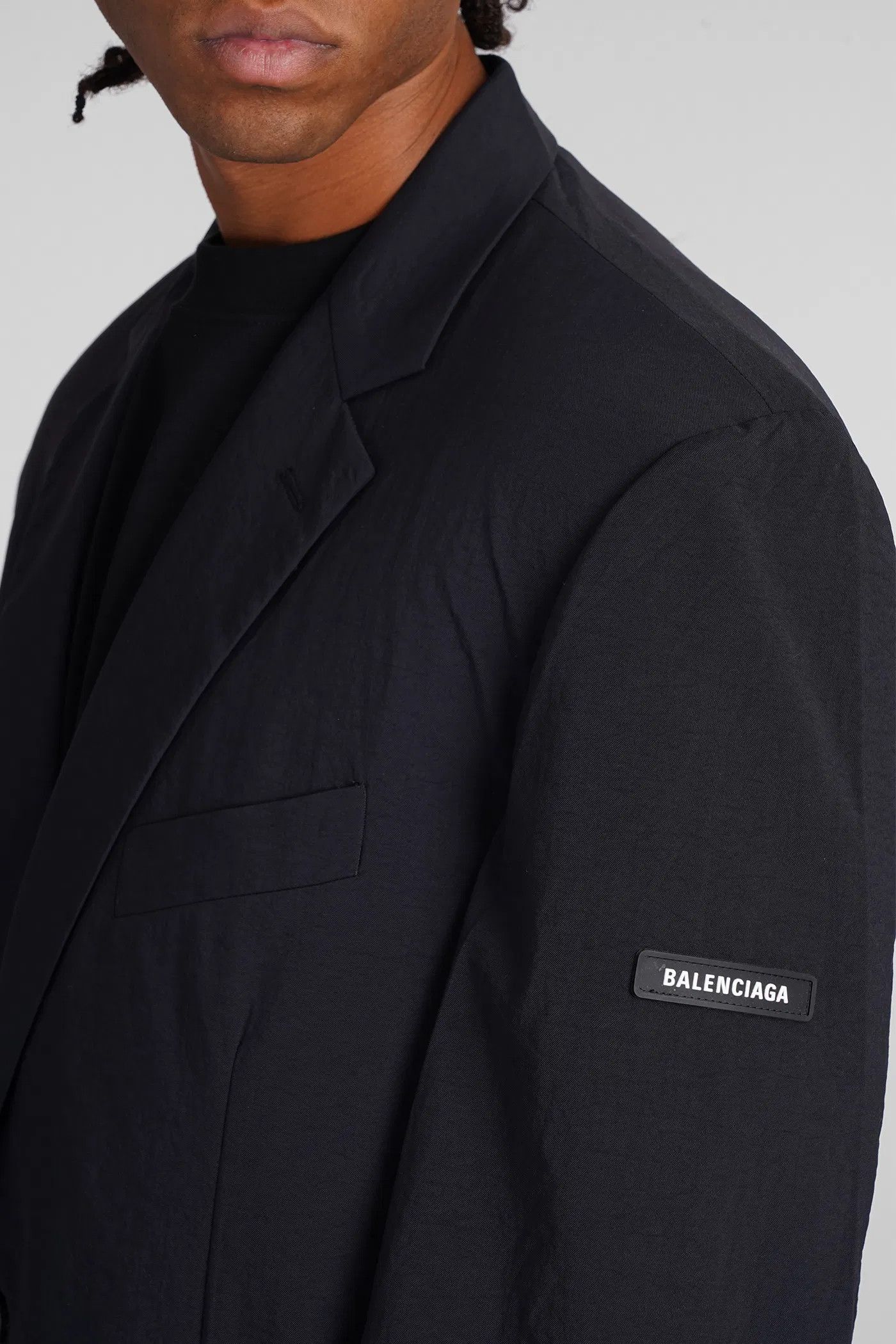 Balenciaga o1w1db10226 SB Jacket in Washed Black Size US S / EU 44-46 / 1 - 5 Thumbnail