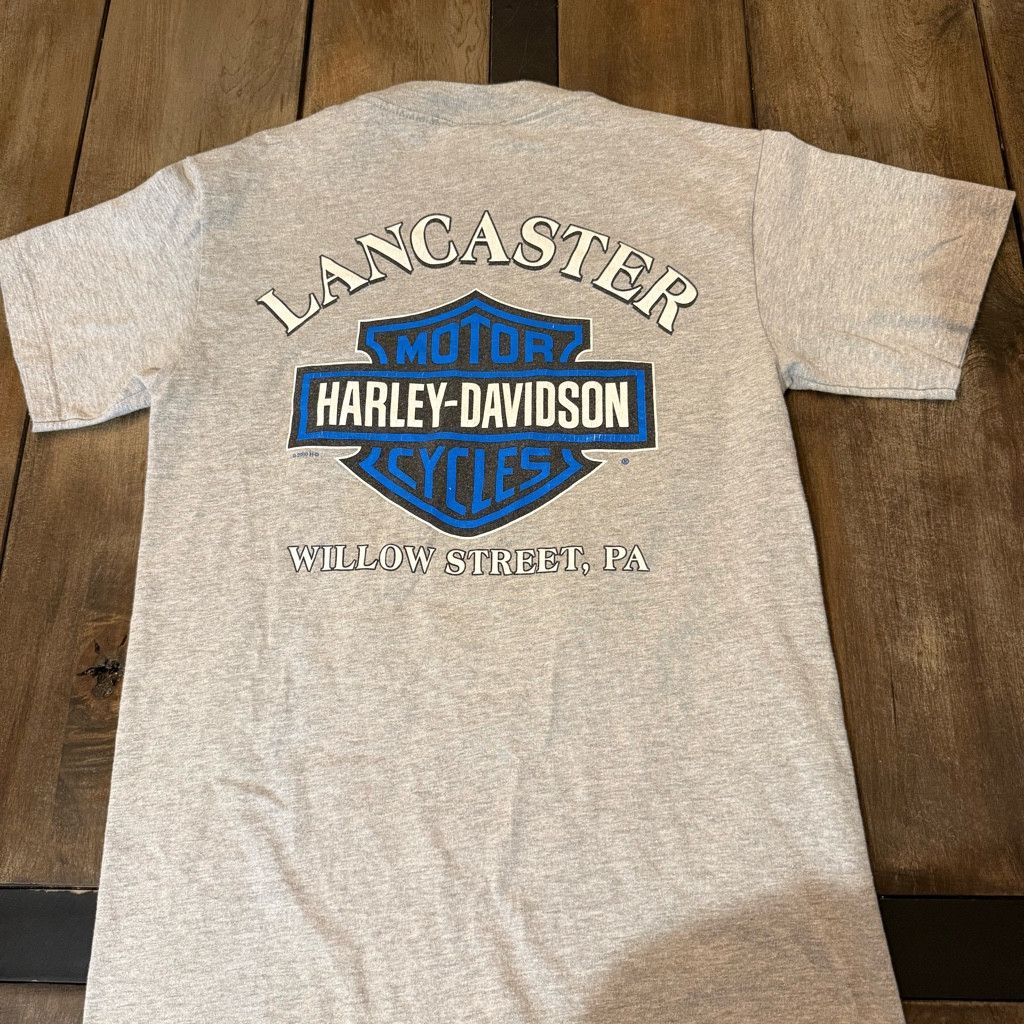 Japanese Brand Harley Davidson USA Bald Eagle Mens Small TShirt Size US S / EU 44-46 / 1 - 2 Thumbnail