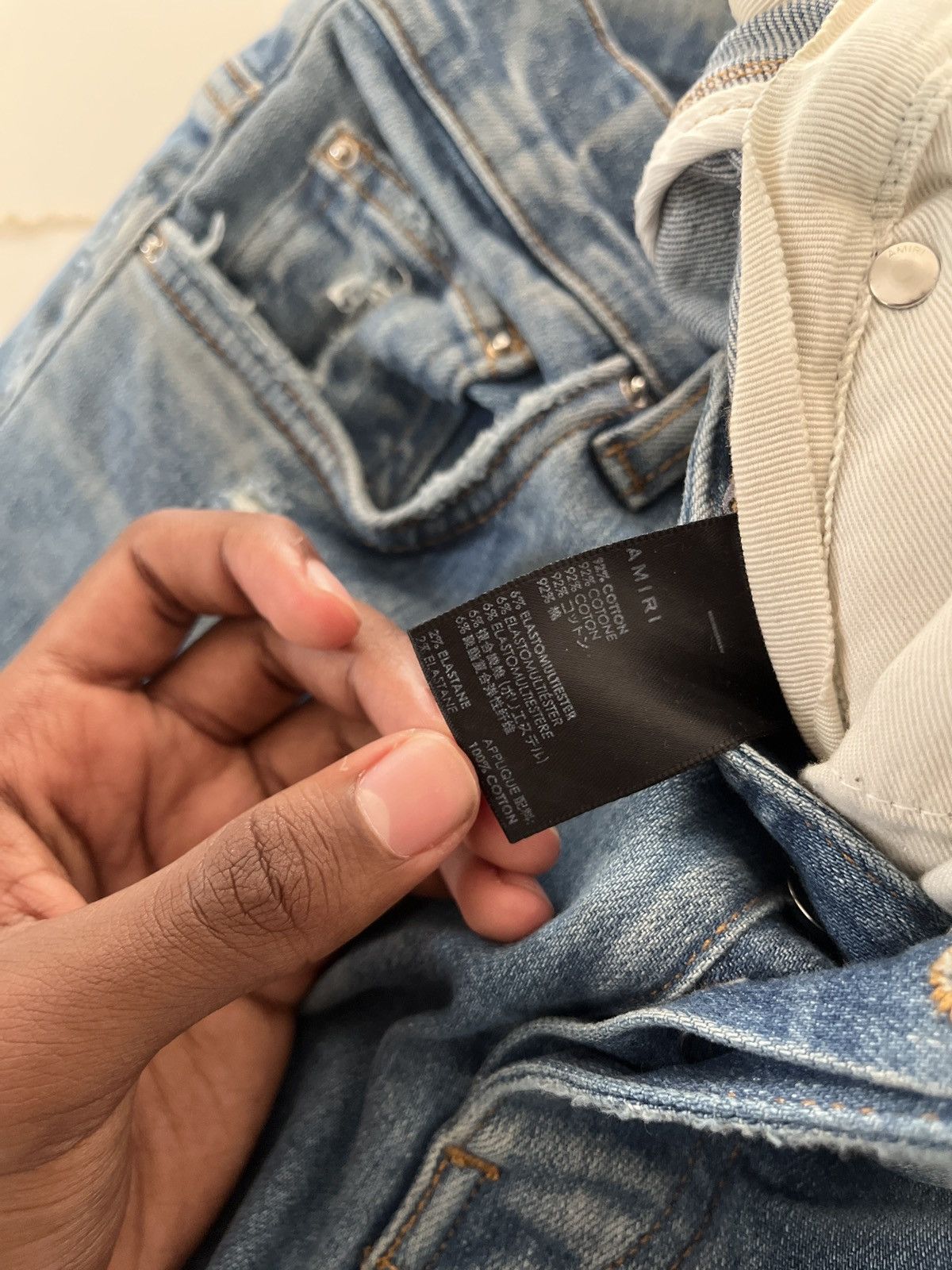 Amiri Amiri Bandana jeans Size 30 Size US 30 / EU 46 - 7 Thumbnail