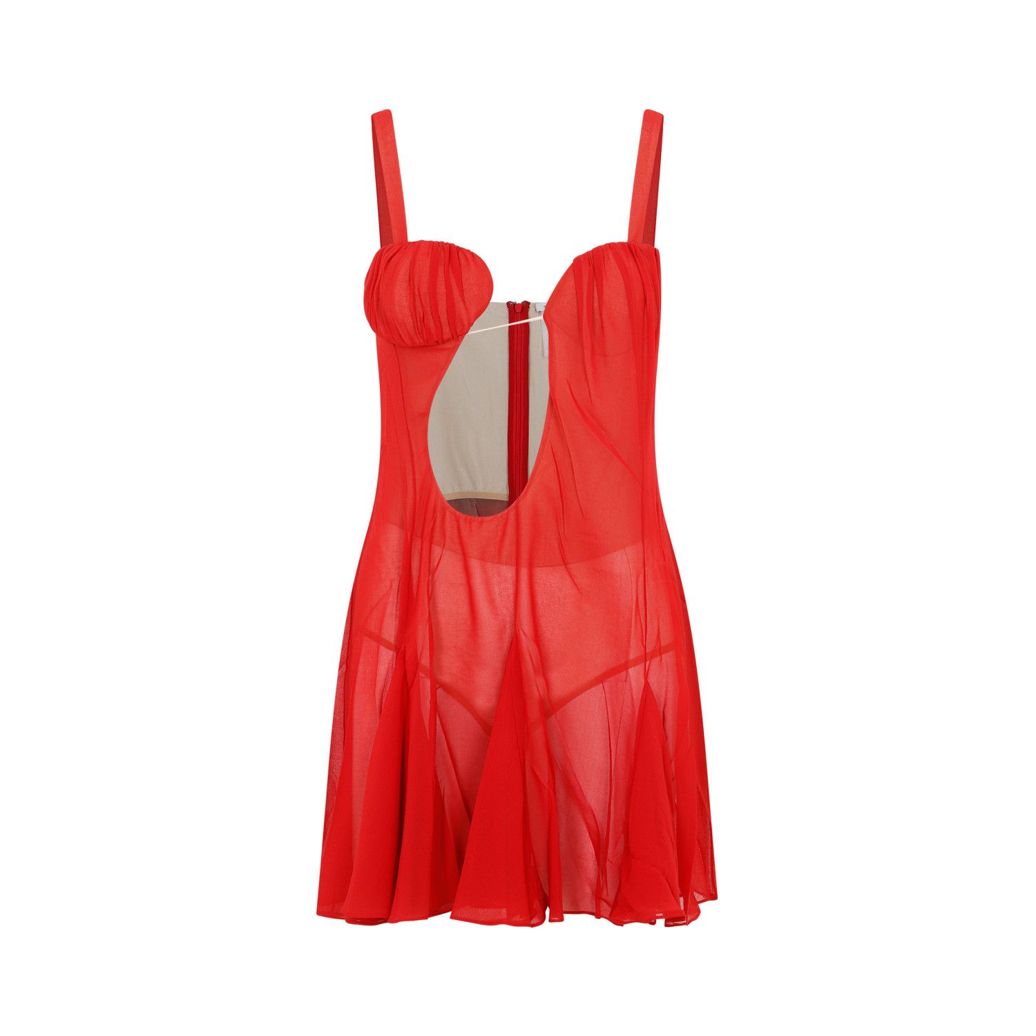 Nensi Dojaka Nensi Dojaka Asymmetrical Panel Godet Mini Dress Size S / US 4 / IT 40 - 1 Thumbnail