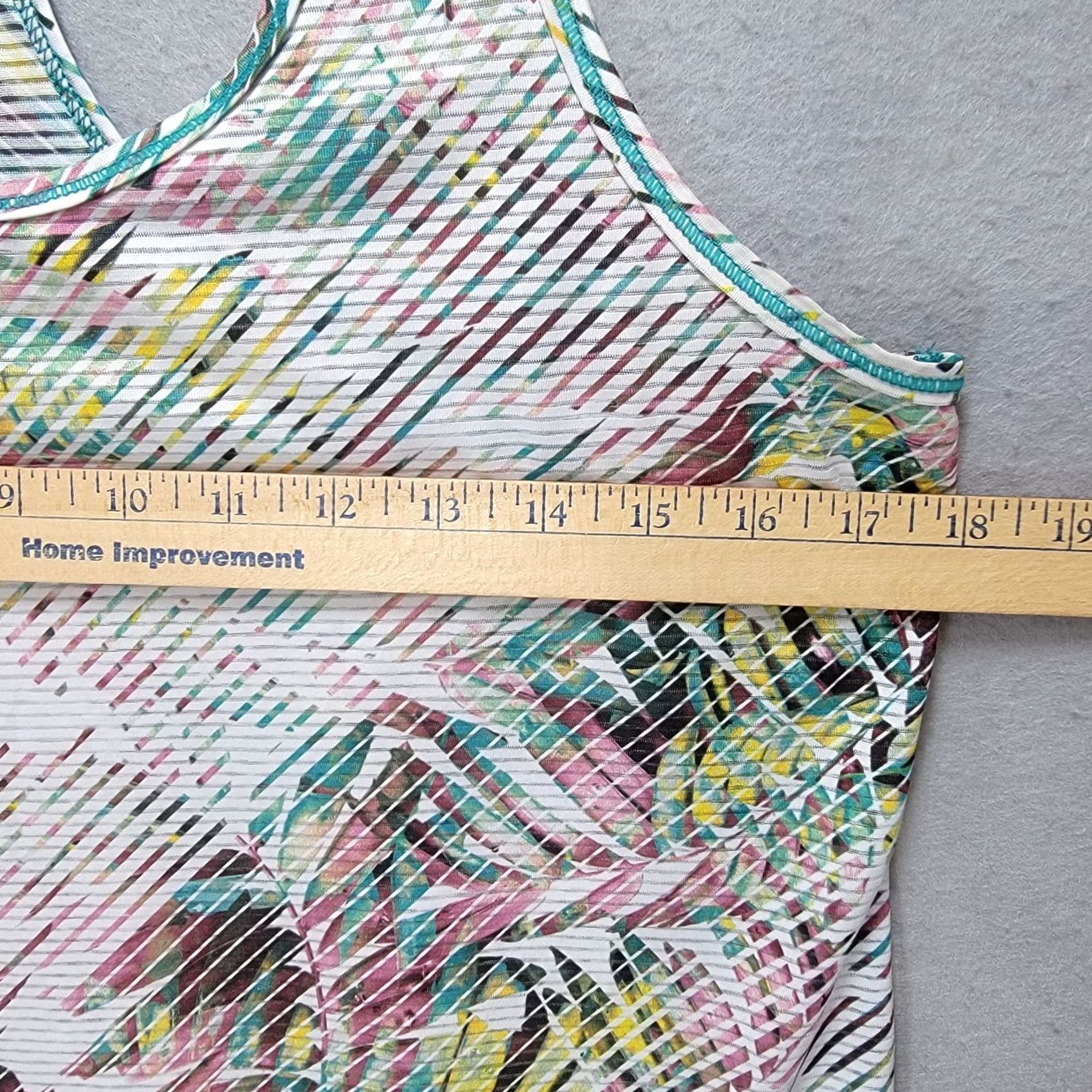 Prana Prana Tank Top Womens XS Tilko Breezie Dragonfly Paradise Workout Tropical Palm Size XS / US 0-2 / IT 36-38 - 7 Thumbnail