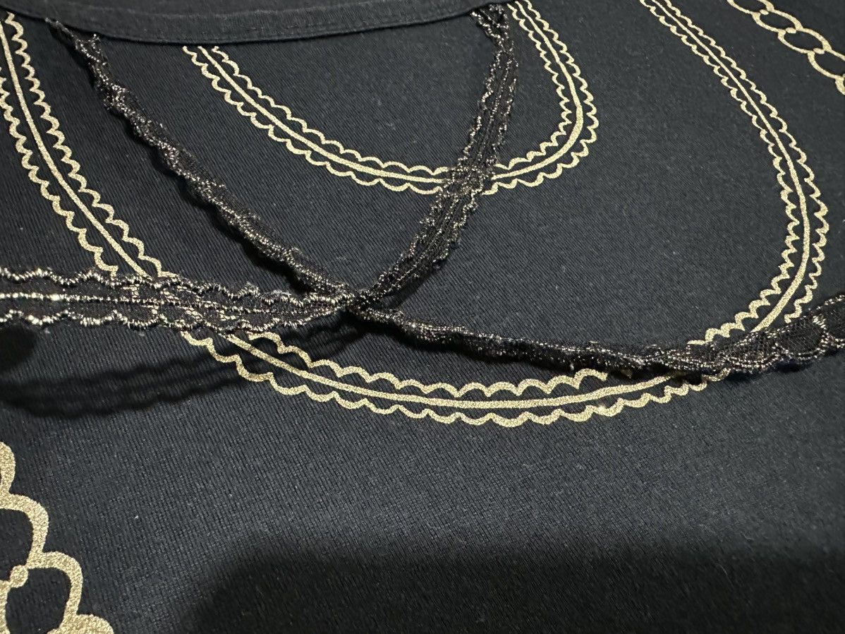 Frapbois 🔥Y2K Frapbois Trompe L’oiel Gold Chain Necklace Shirt Size US S / EU 44-46 / 1 - 4 Thumbnail