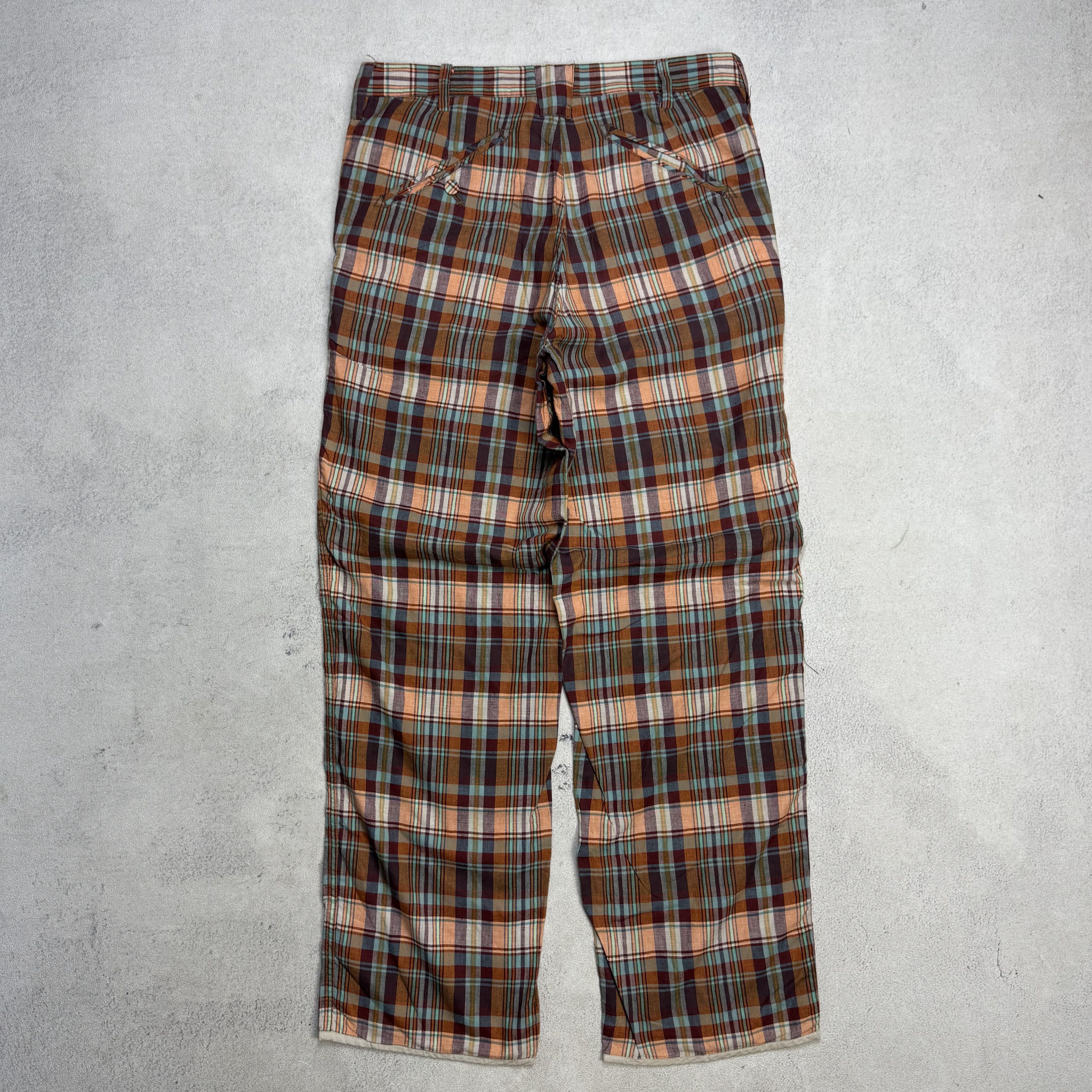 Needles Needles Nepenthes Plaid Tartan Pants Size US 31 - 4 Thumbnail