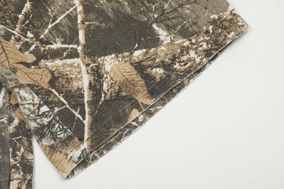 Japanese Brand × Vintage Camouflage Denim Short Vintage Size US 33 - 7 Thumbnail