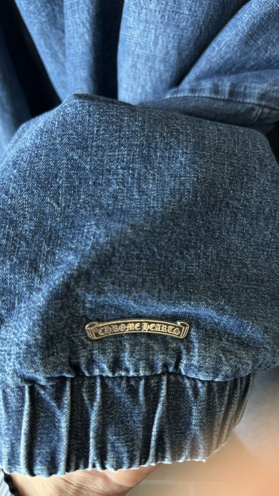 Chrome Hearts CHROME HEARTS DENIM QUARTER ZIP TRIPLE CROSS PATCH Size US XL / EU 56 / 4 - 4 Thumbnail