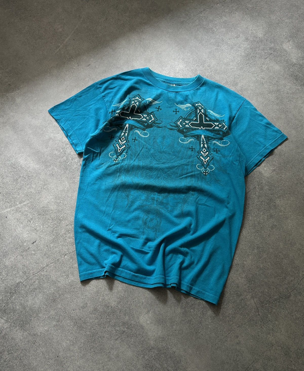 Vintage Vintage Chrome Hearts style y2k shirts mens Size US M / EU 48-50 / 2 - 1 Thumbnail