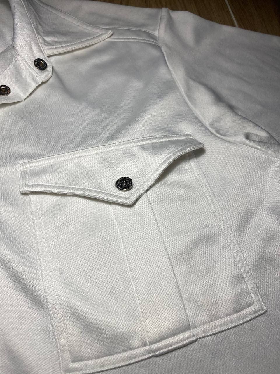 Versace Versace Jeans Couture White Shirt Size US L / EU 52-54 / 3 - 6 Thumbnail
