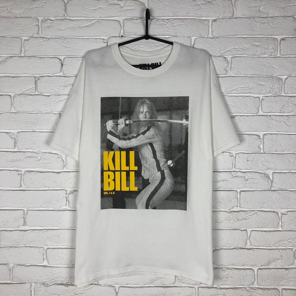 Pre-owned Movie X Vintage Kill Bill Promo Tee T Shirt In White
