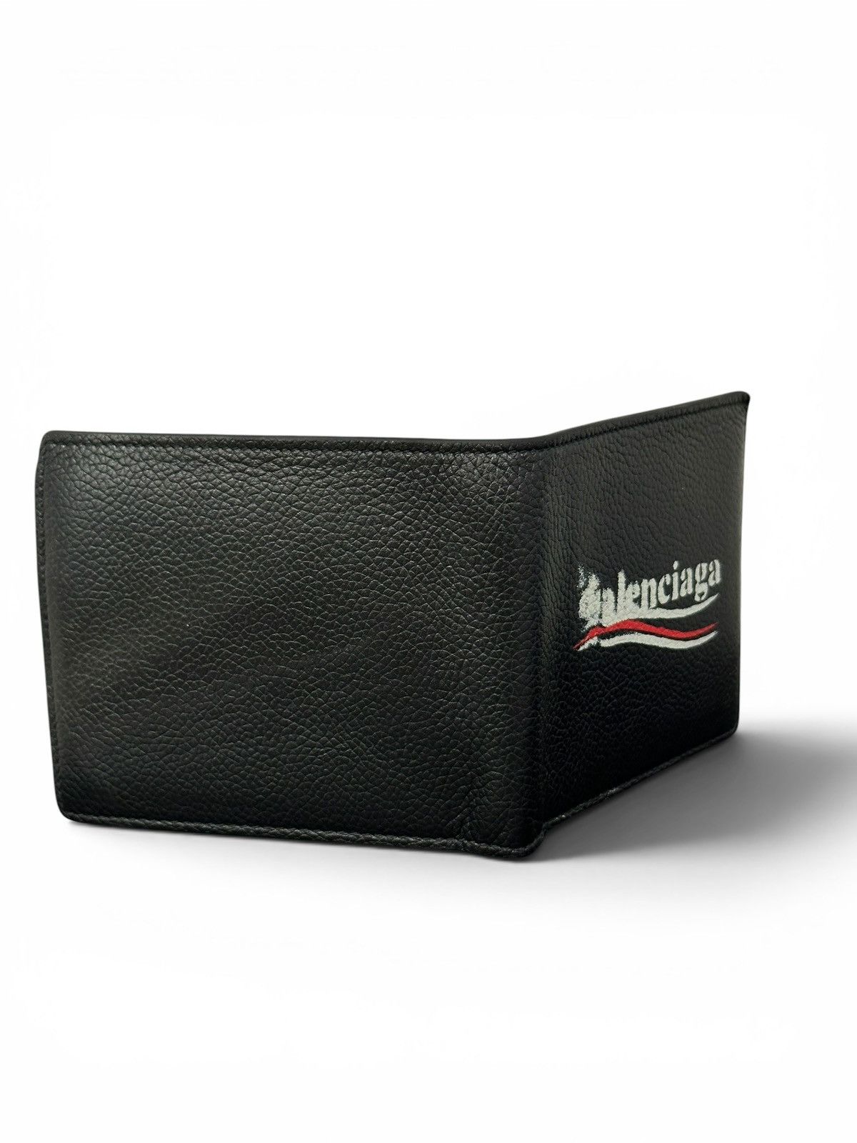 Balenciaga Men's Cash Square Leather Bifold Wallet Size ONE SIZE - 4 Thumbnail