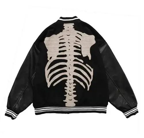 Japanese Brand Bone Patch Skeleton Bomber Jacket Size US M / EU 48-50 / 2 - 4 Thumbnail