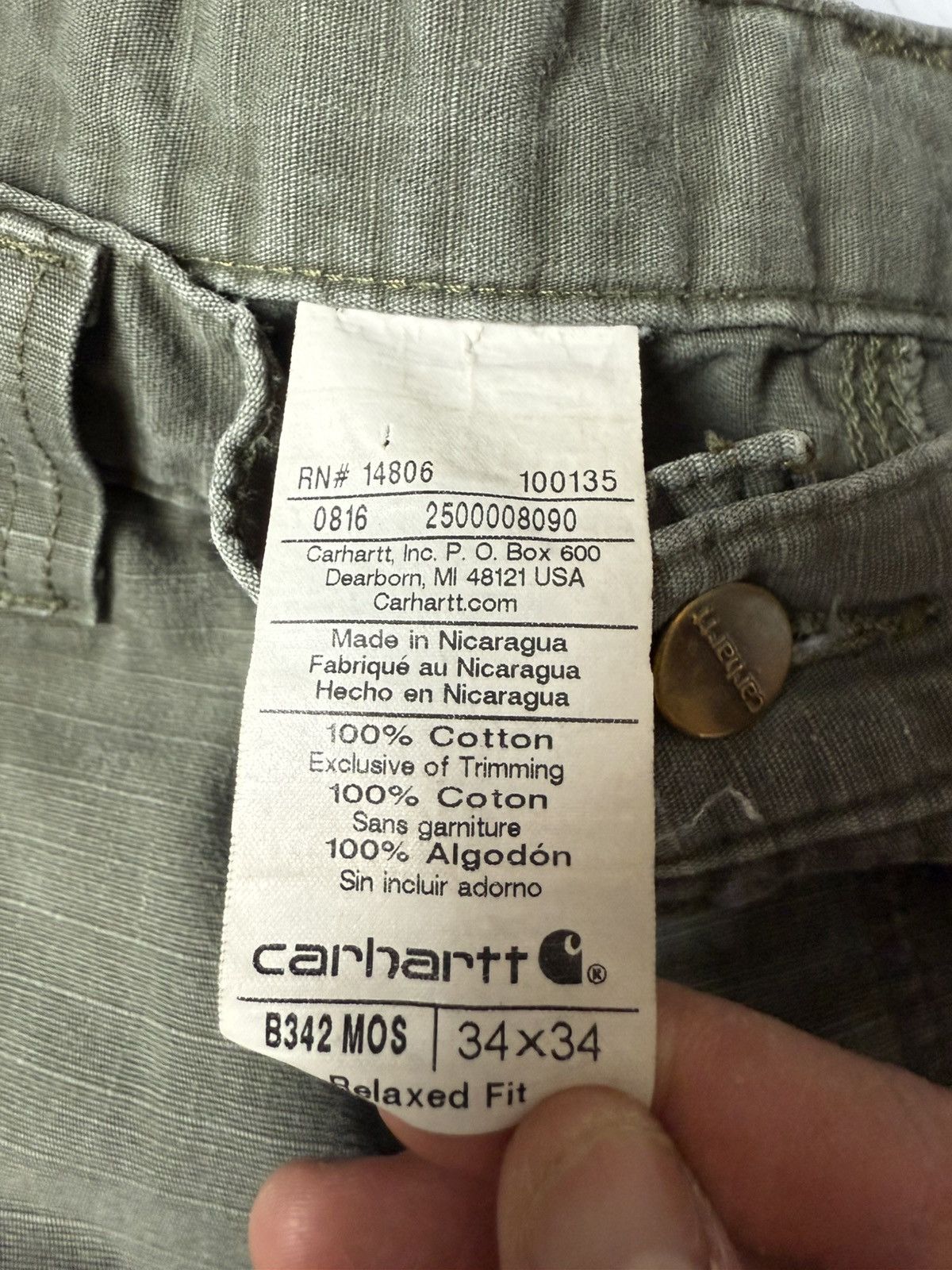 Carhartt × Vintage Carhartt carpenter pants Size US 34 / EU 50 - 4 Thumbnail