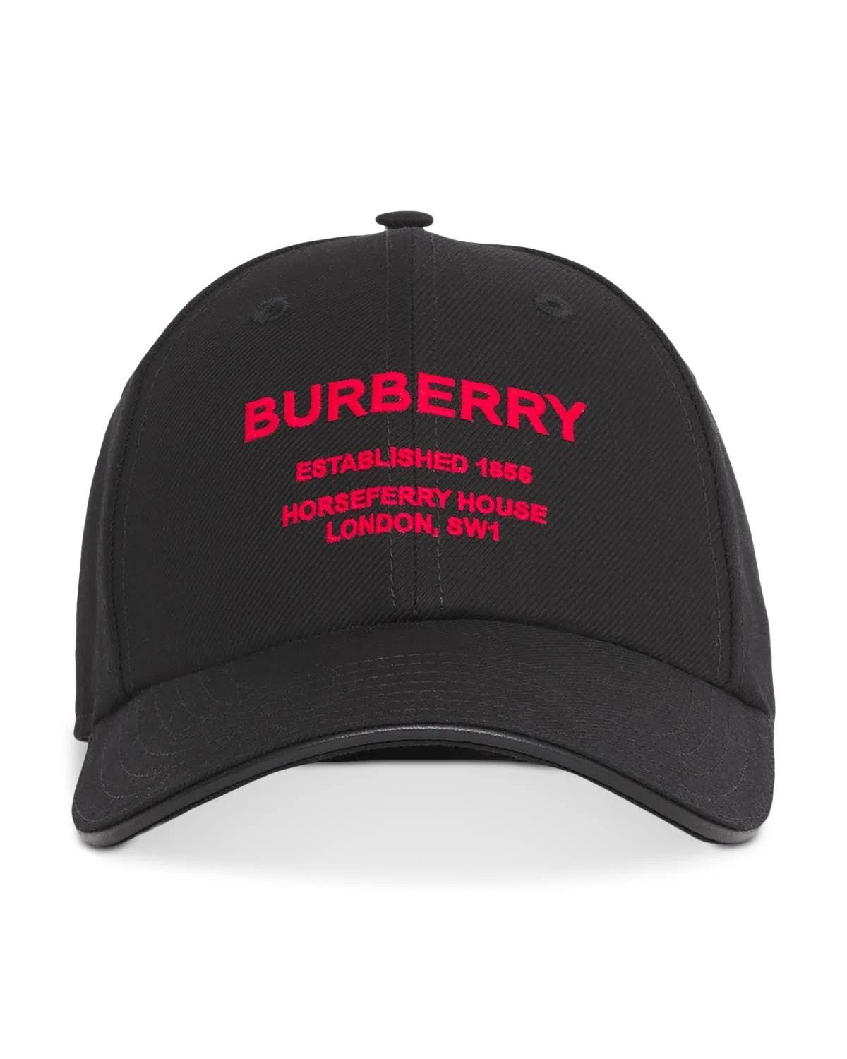 Burberry BURBERRY Horseferry Motif Cotton Twill Baseball Cap Size ONE SIZE - 1 Thumbnail
