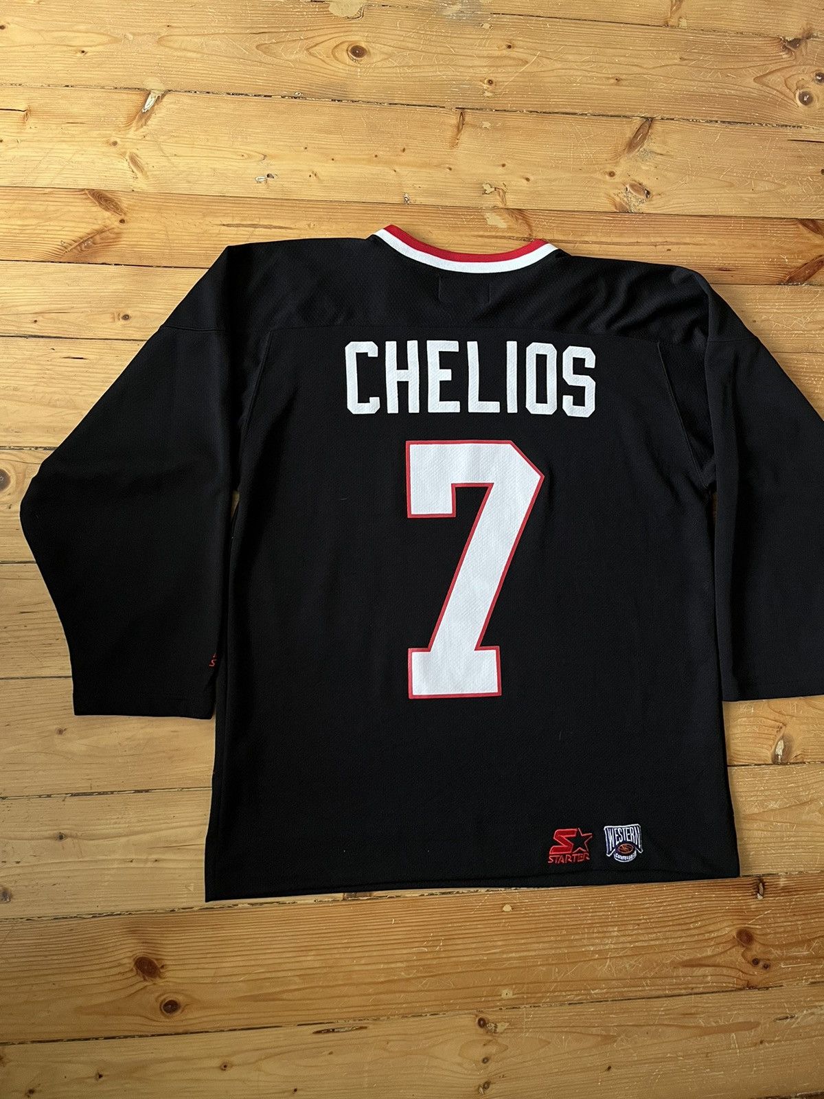 Starter Starter 80s Chicago Blackhawks legend Chris Chelios jersey Size US M / EU 48-50 / 2 - 13 Thumbnail
