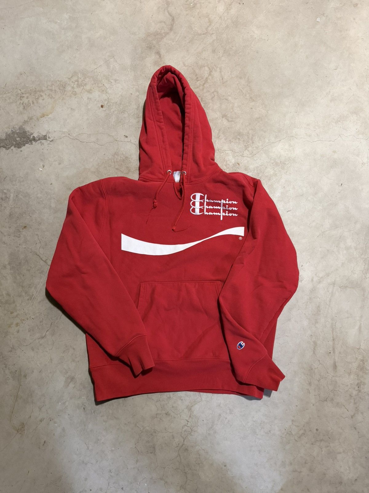 Champion × Coca Cola Champion x Coca Cola Reverse Weave Pullover Graphic Hoodie Size US L / EU 52-54 / 3 - 1 Thumbnail