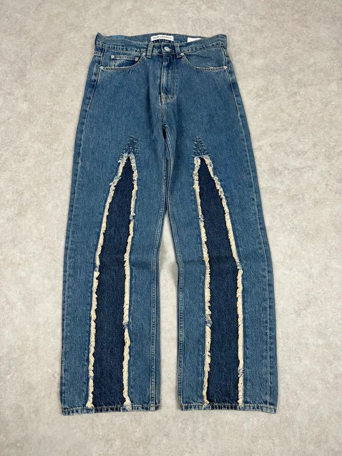 Our Legacy Our Legacy Blue Distressed Denim Jeans Size US 32 / EU 48 - 4 Thumbnail