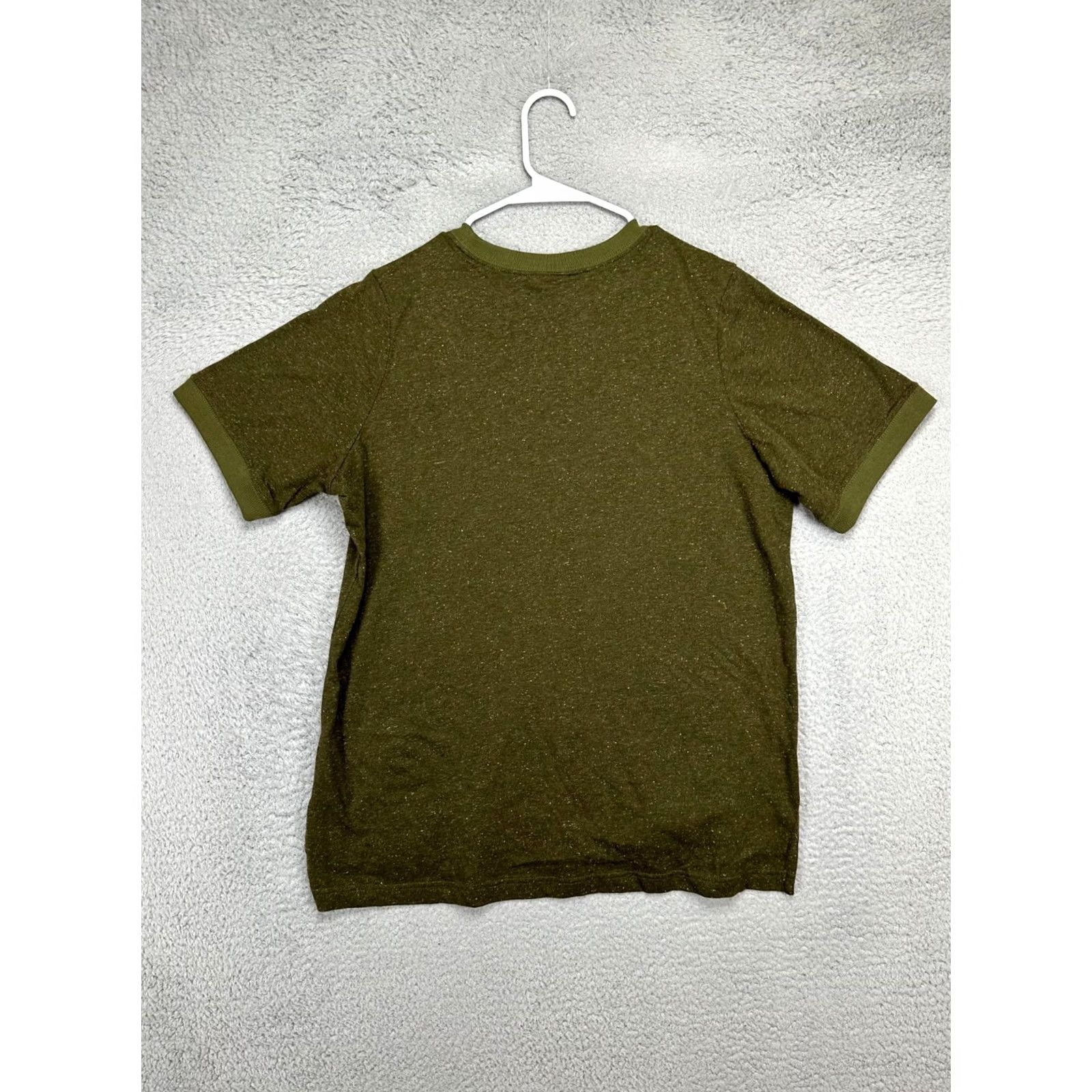 Nike Nike Shirt Adult Large Olive Green Just Do It T-Shirt Short Sleeve Crew Neck Men Size US L / EU 52-54 / 3 - 3 Thumbnail