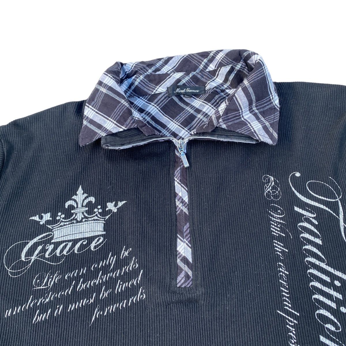 Hysteric Glamour 2000's Mind Games Double Gothic Layer Poem Longsleeve Size US XL / EU 56 / 4 - 5 Thumbnail