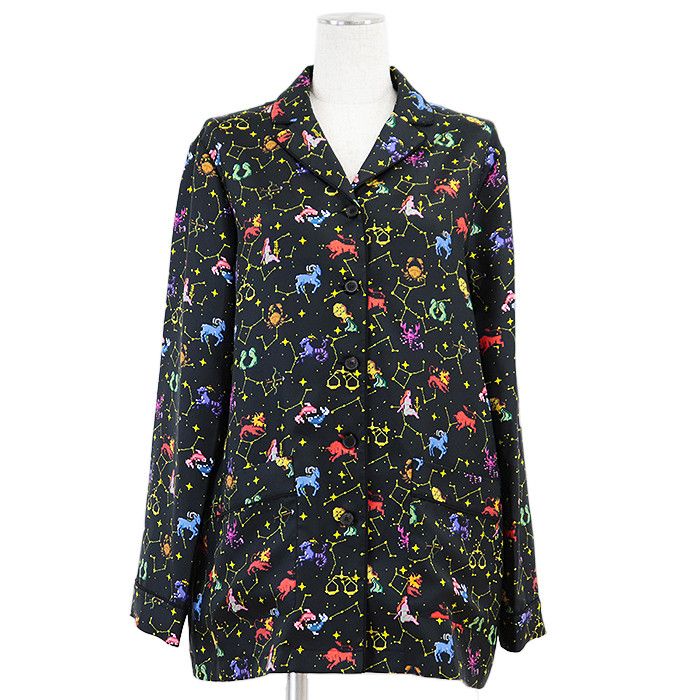 Dior Dior Christian Dior Zodiac Pixel Silk Twill Shirt Others Lounge & Sleepwear DUTY FREE for USA Size ONE SIZE - 1 Thumbnail