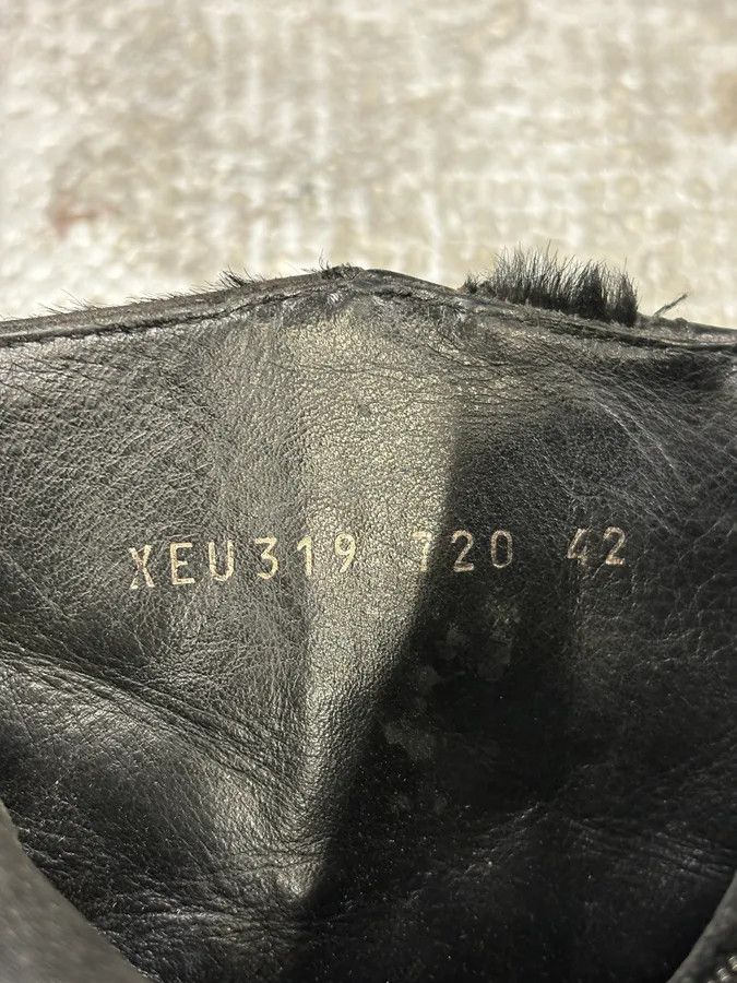 Emporio Armani AW2011 Emporio Armani Black Pony Hair Leather Boots Size US 9 / EU 42 - 9 Thumbnail