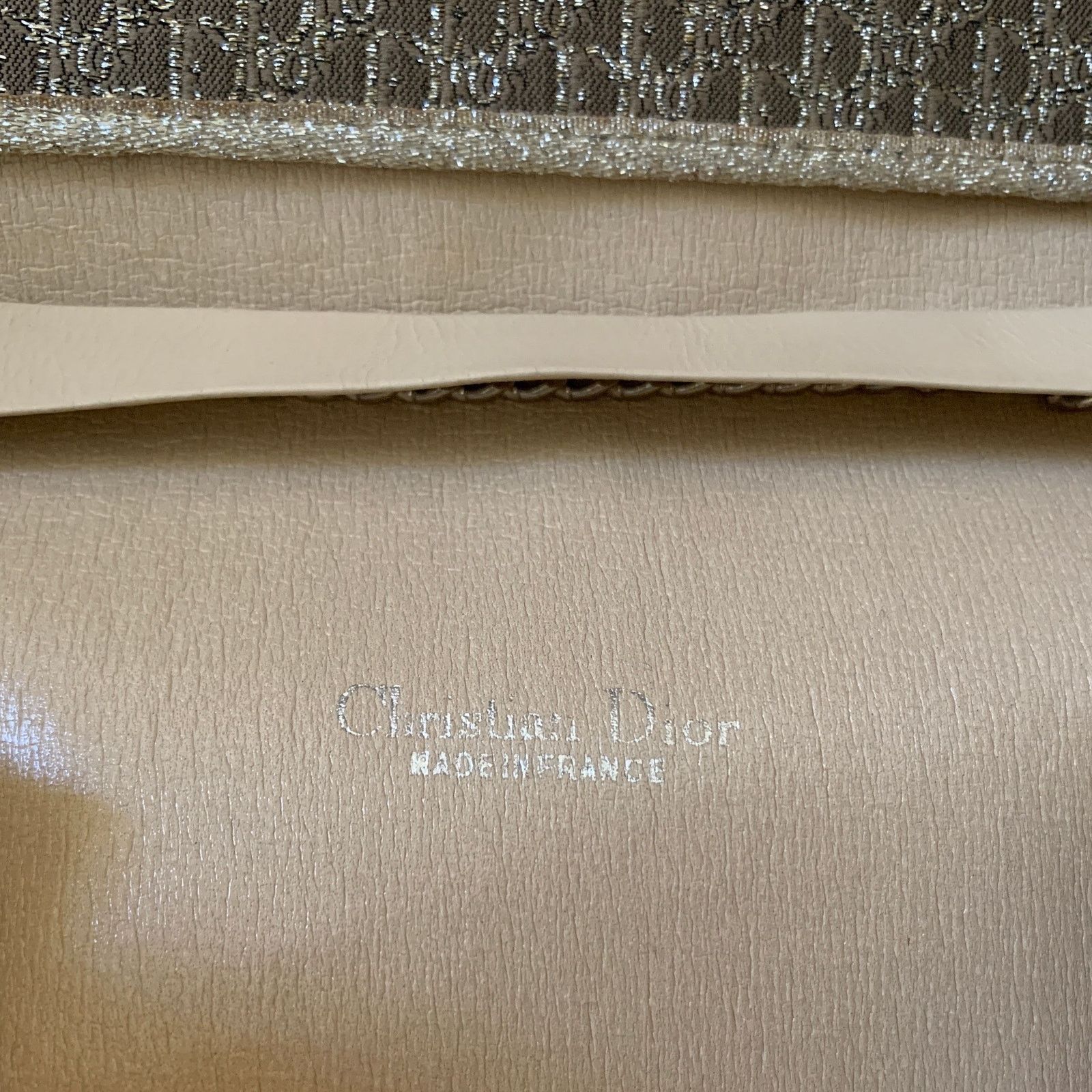 Dior Christian Dior trotter oblique light gold and champagne bag Size ONE SIZE - 6 Thumbnail