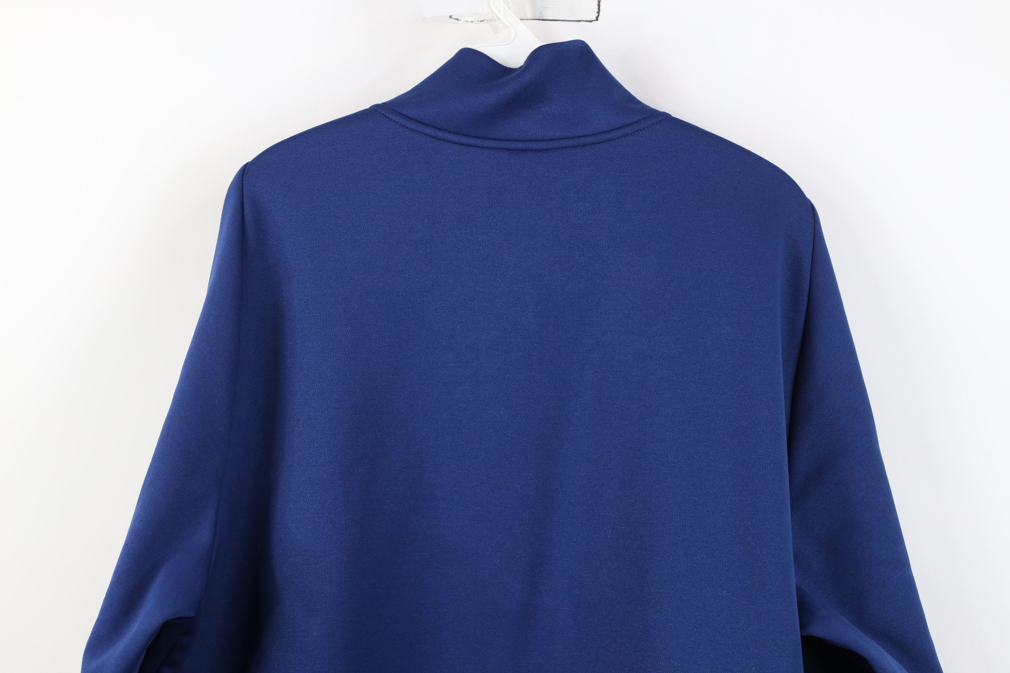 Nike Vintage Y2K Nike Lined 1/4 Half Zip Pullover Sweatshirt Blue Size US XL / EU 56 / 4 - 11 Thumbnail