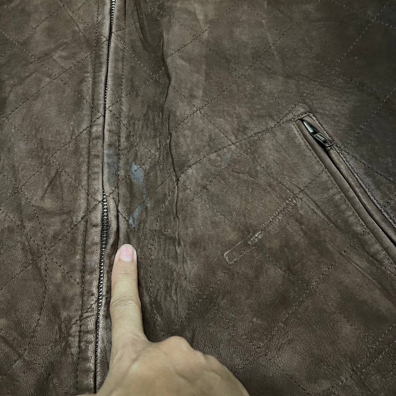 Genuine Leather Vintage Sawyer Of Napa Leather Bomber Jacket Size US M / EU 48-50 / 2 - 5 Thumbnail