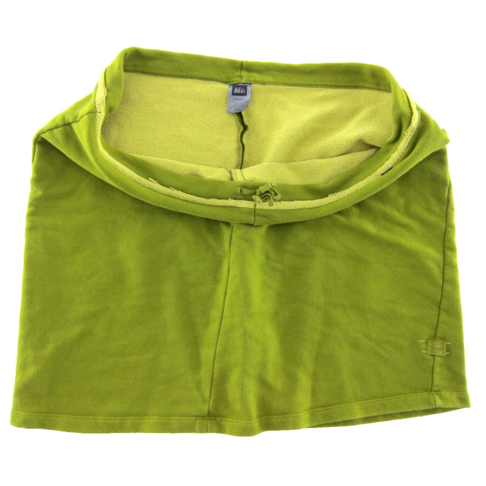 Vintage REI Green Cotton Jersey Pull On Cinch Waist Straight Pencil Skirt Women Large Size L / US 10 / IT 46 - 4 Thumbnail