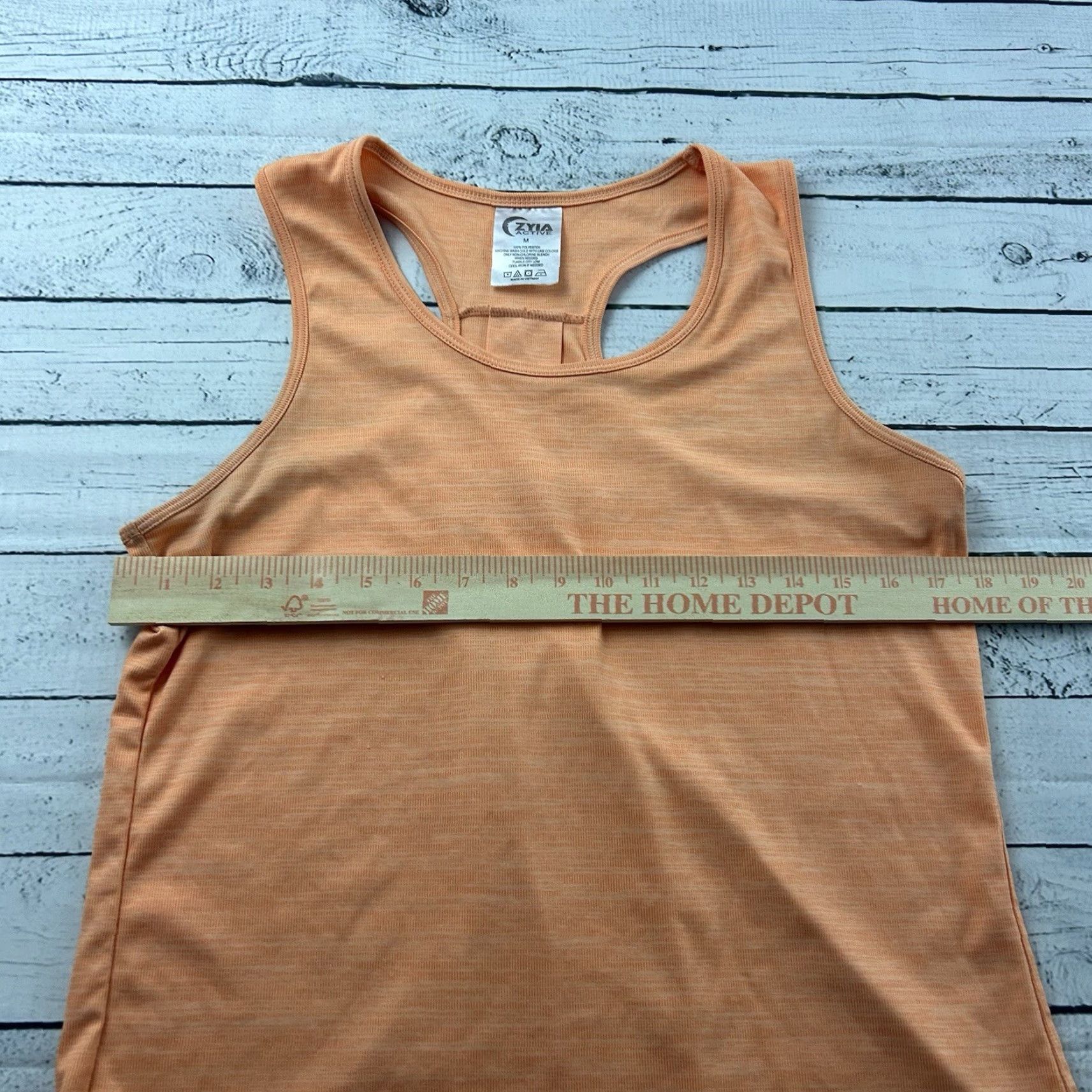 Vintage Zyia Active Racer Back Sleeveless Tank Top Women's M Peach Orange Racerback Shirt Adults Womens Size M / US 6-8 / IT 42-44 - 4 Thumbnail