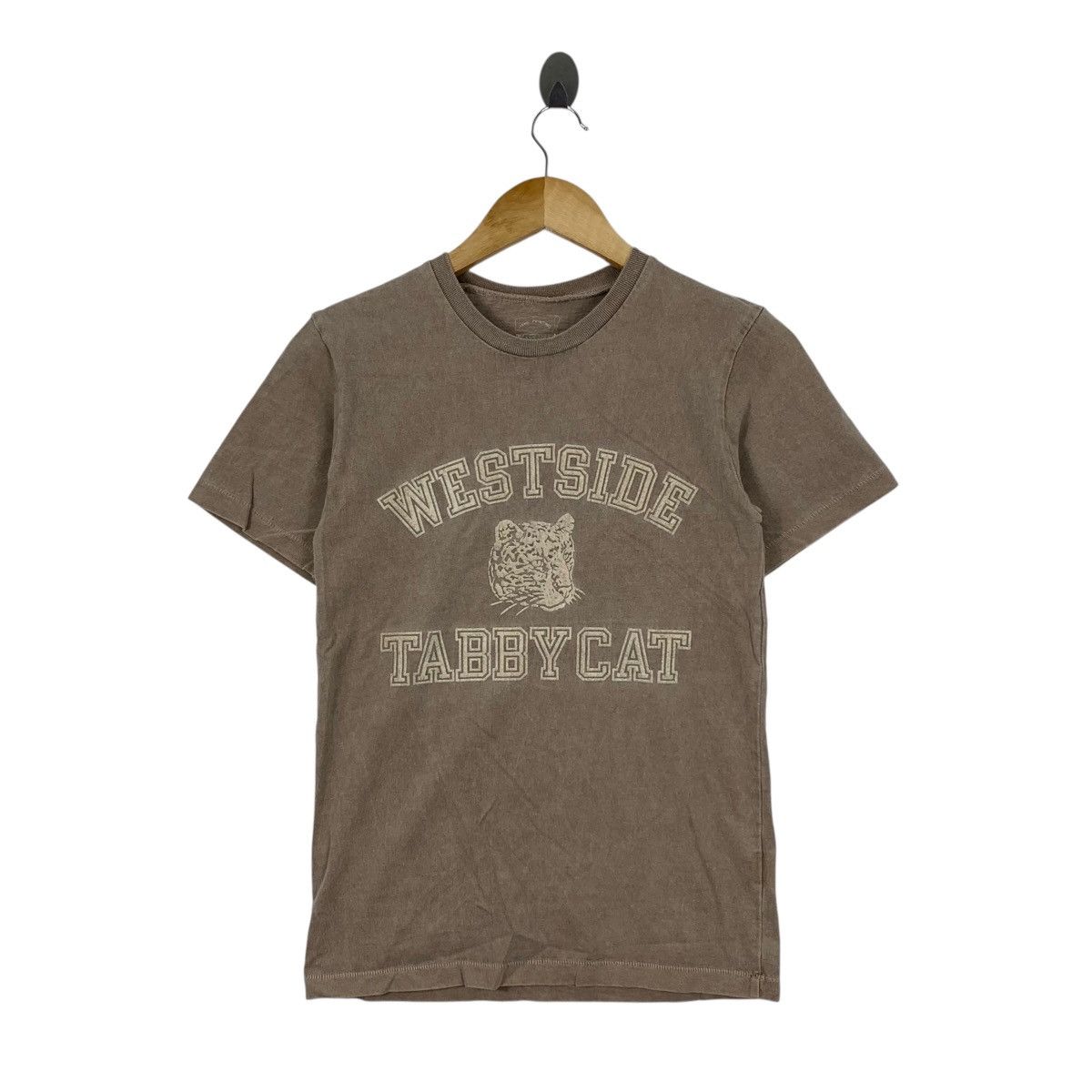 Vintage MIXTA Westside Tabby Cat USA Hand Printing ShortSleeve Shirt Size US XS / EU 42 / 0 - 1 Thumbnail