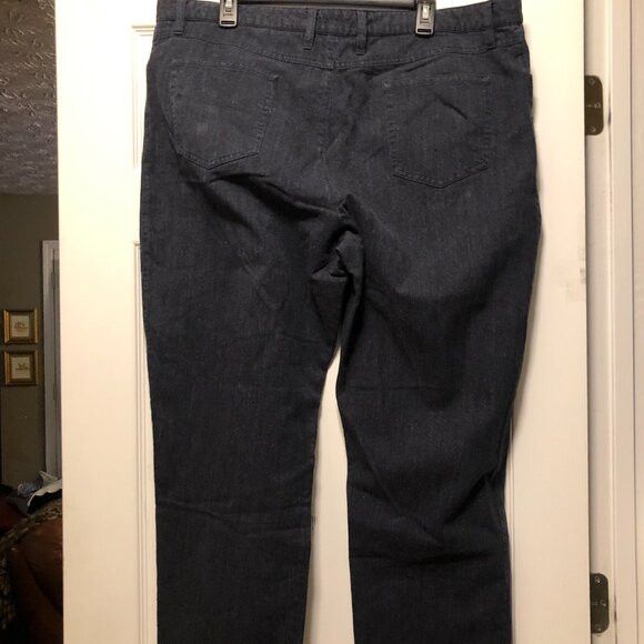 Saks Fifth Avenue Saks fifth avenue men's blue 98%cotton casual pants 40/28 Size US 40 / EU 56 - 2 Thumbnail