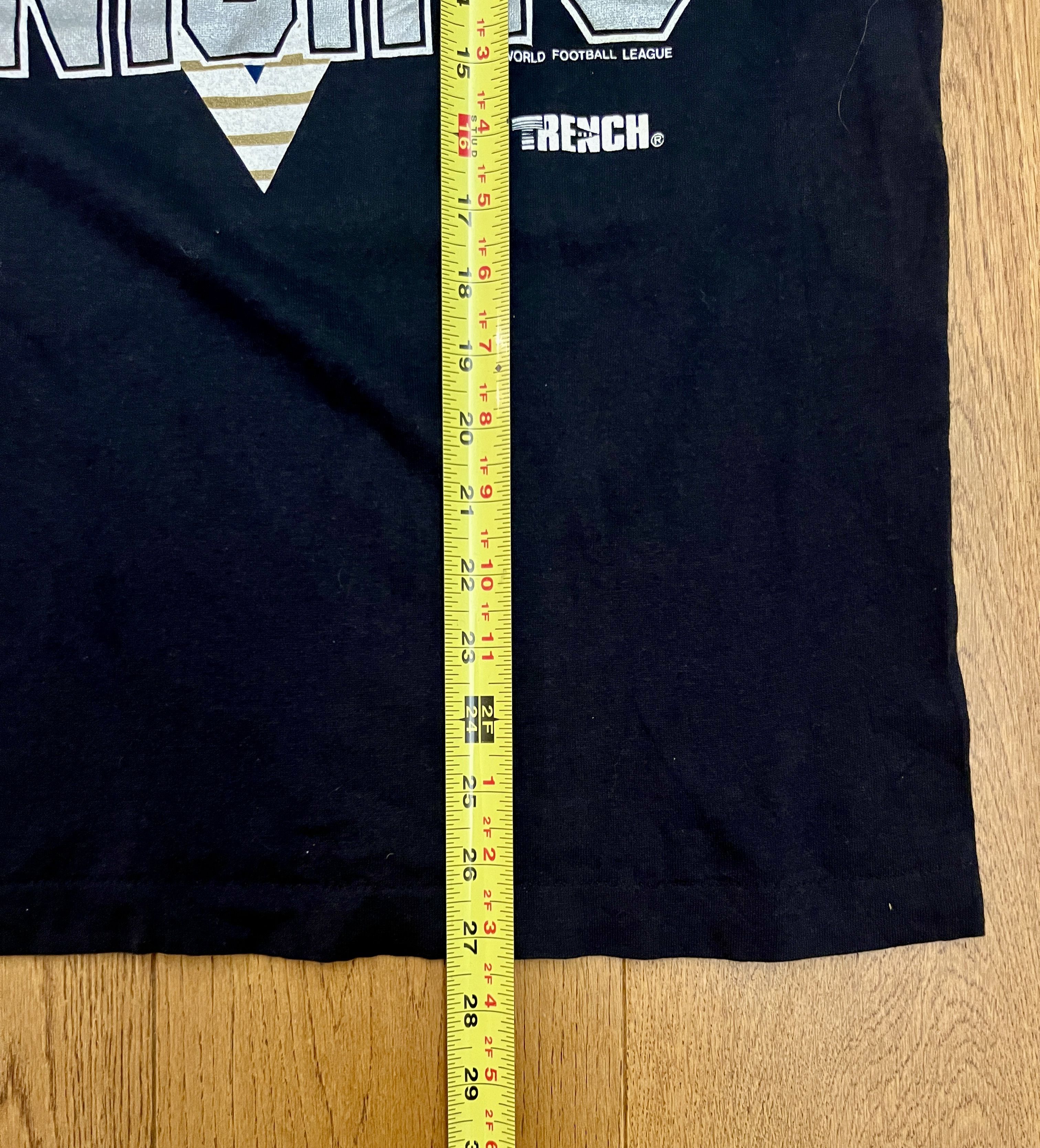 Vintage Vintage 1992 WLAF NY NJ Knights Football T Shirt L Size US L / EU 52-54 / 3 - 3 Thumbnail