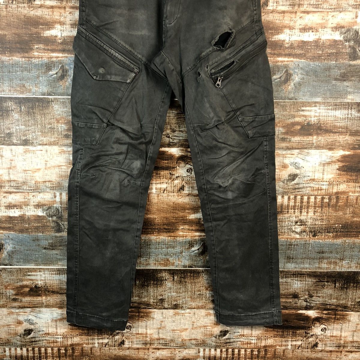 Japanese Brand Japanese Brand Grey Cargo Multipocket Pants #A2537 Size US 30 / EU 46 - 3 Thumbnail