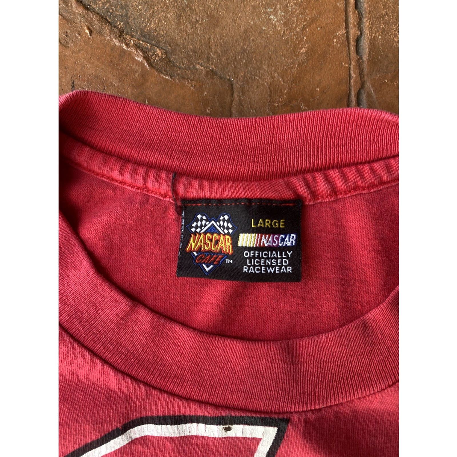 NASCAR VINTAGE Nascar Cafe Racing Orlando T-Shirt L Mens Red 90s Double-Sided Short Sleeve Crew Neck Logo Size US L / EU 52-54 / 3 - 2 Thumbnail