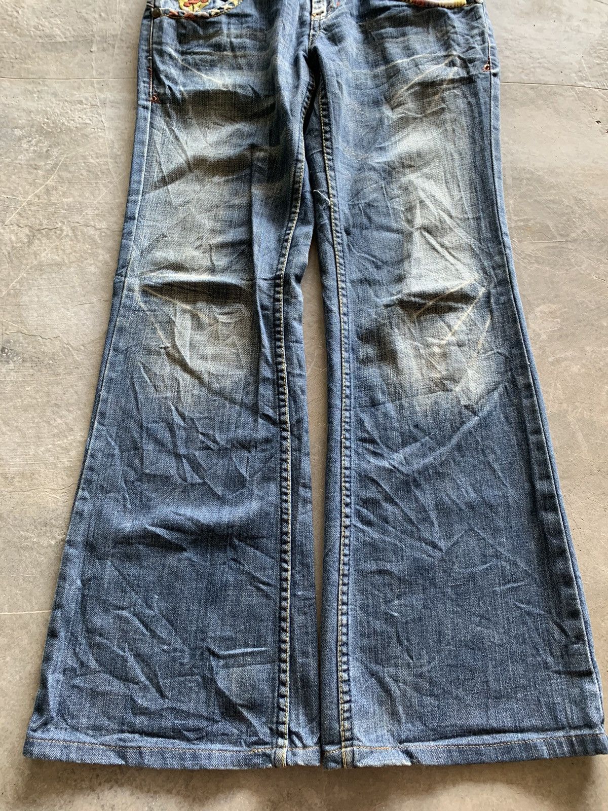 Hysteric Glamour × Japanese Brand × Vintage flare vintage y2k red pepper patchwork western style Size 30" / US 8 / IT 44 - 12 Thumbnail