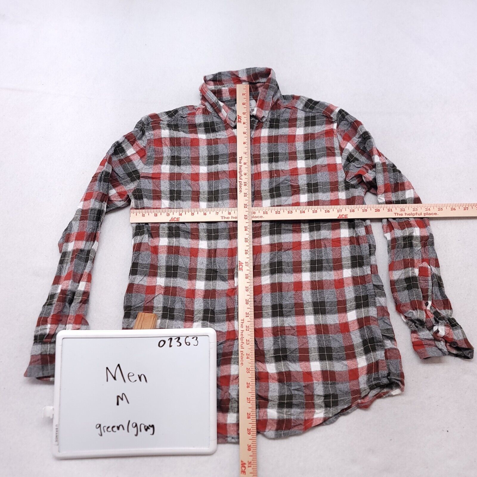 Croft & Barrow Croft & Barrow Tartan Flannel Shirt Mens Size Medium M Red Size US M / EU 48-50 / 2 - 6 Thumbnail