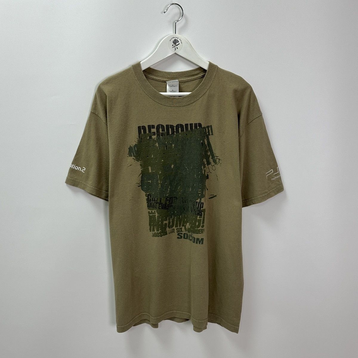 The Game Vintage 00s Socom US Navy PlayStation 2 promo tee y2k Game Size US L / EU 52-54 / 3 - 1 Thumbnail