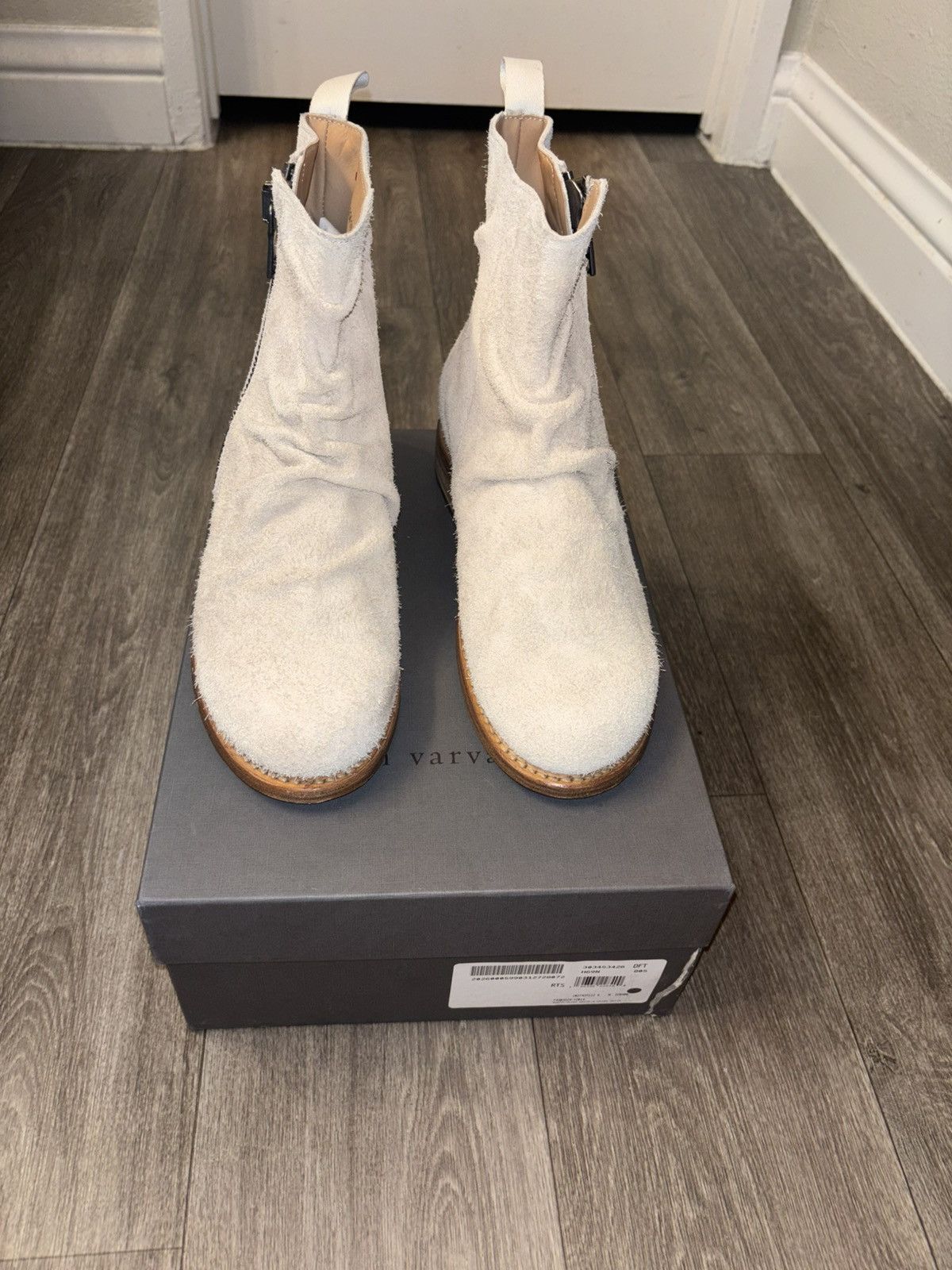 John Varvatos New - John Varvatos - Brushed Suede - Size 9 - Made in Italy Size US 9 / EU 42 - 5 Thumbnail
