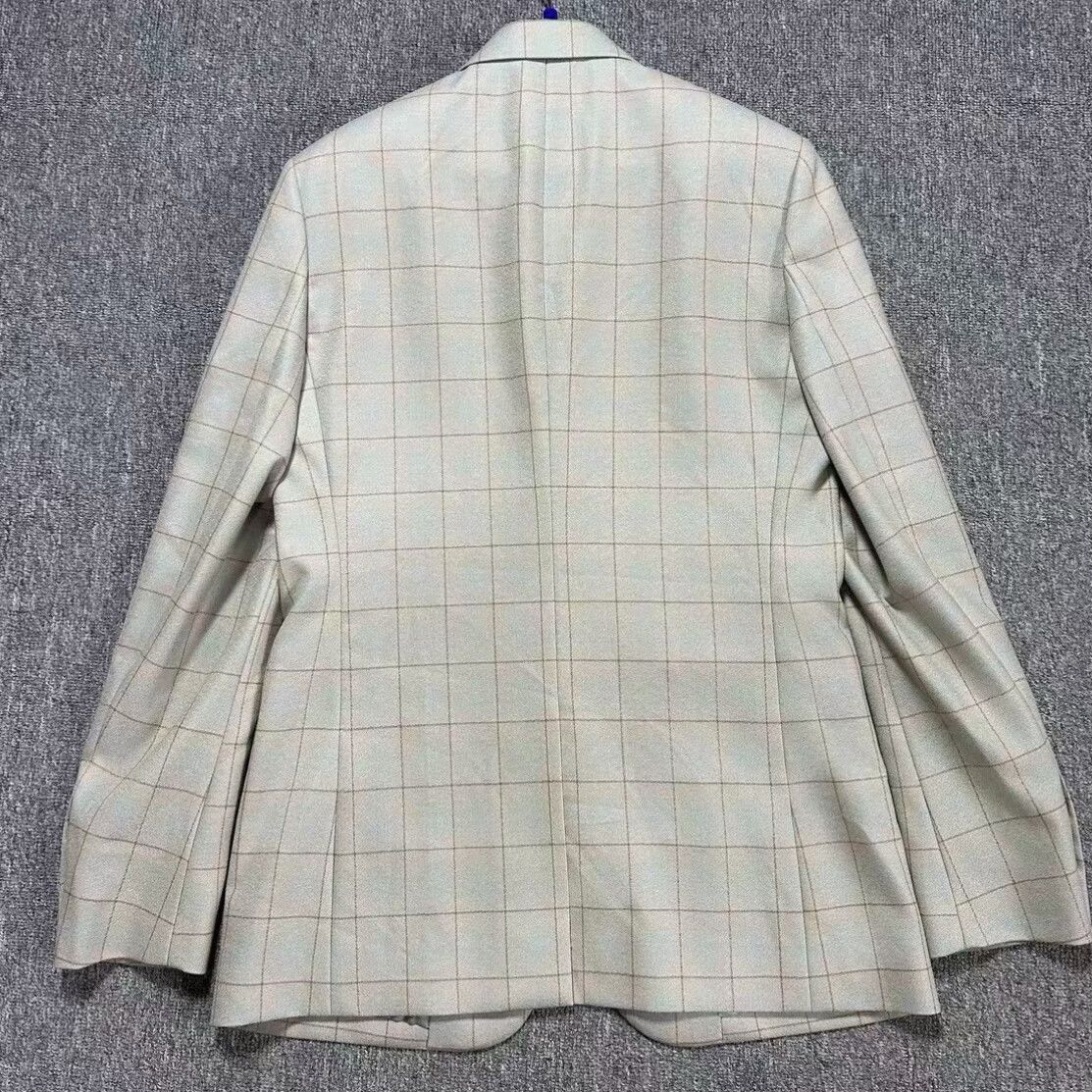 Dior dior plaid wool blazer with shimmering accents Size US M / EU 48-50 / 2 - 2 Thumbnail