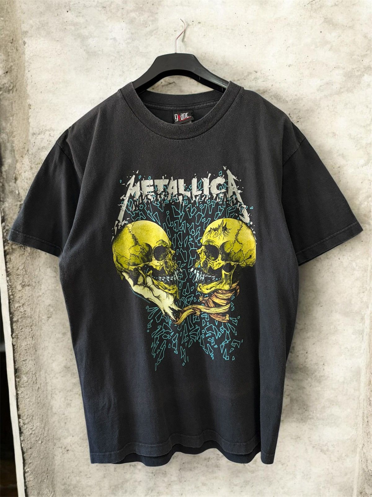 Giant Metallica 1994 Pushead Sad But True Giant Tag L Faded Size US L / EU 52-54 / 3 - 1 Thumbnail