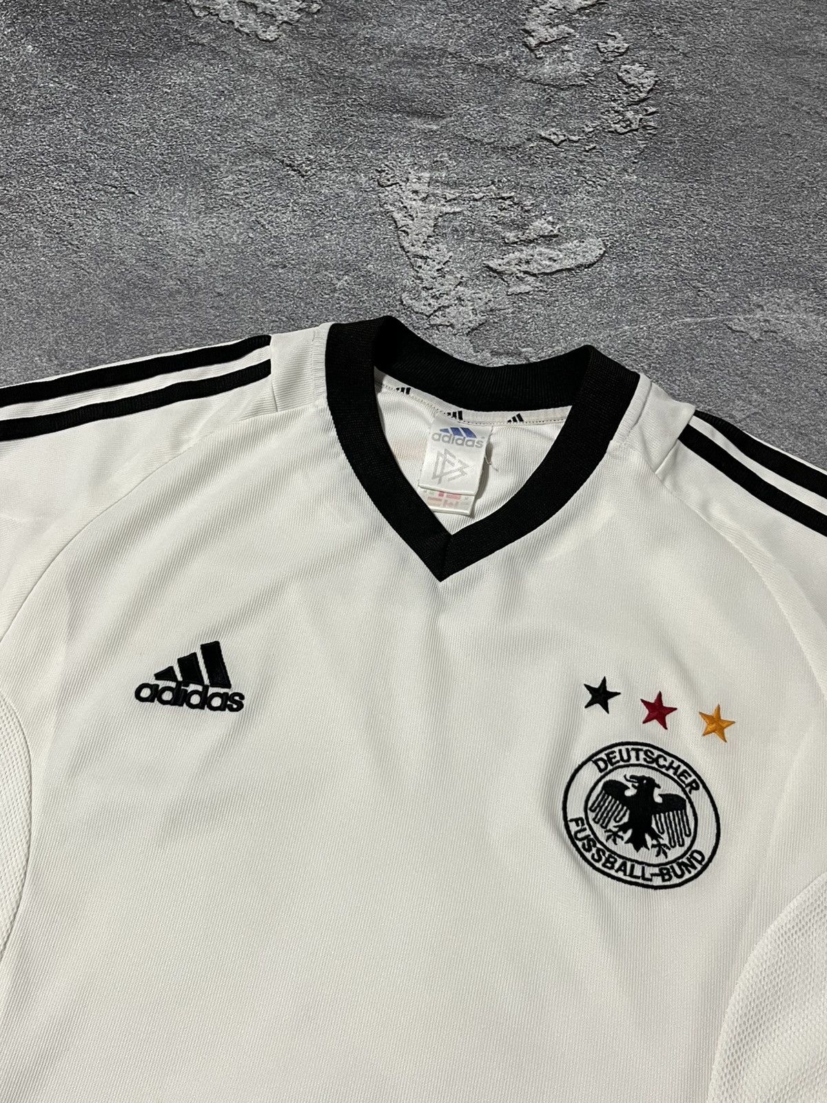 Vintage RARE Vintage 2002 Adidas Germany Jersey Shirt Size US M / EU 48-50 / 2 - 2 Thumbnail