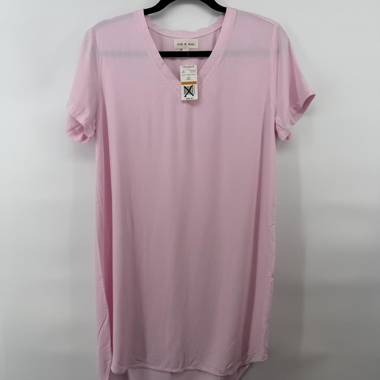 Anthropologie NWT Anthropologie Cloth & Stone Women’s T Shirt Dress Pink Size S / US 4 / IT 40 - 1 Thumbnail