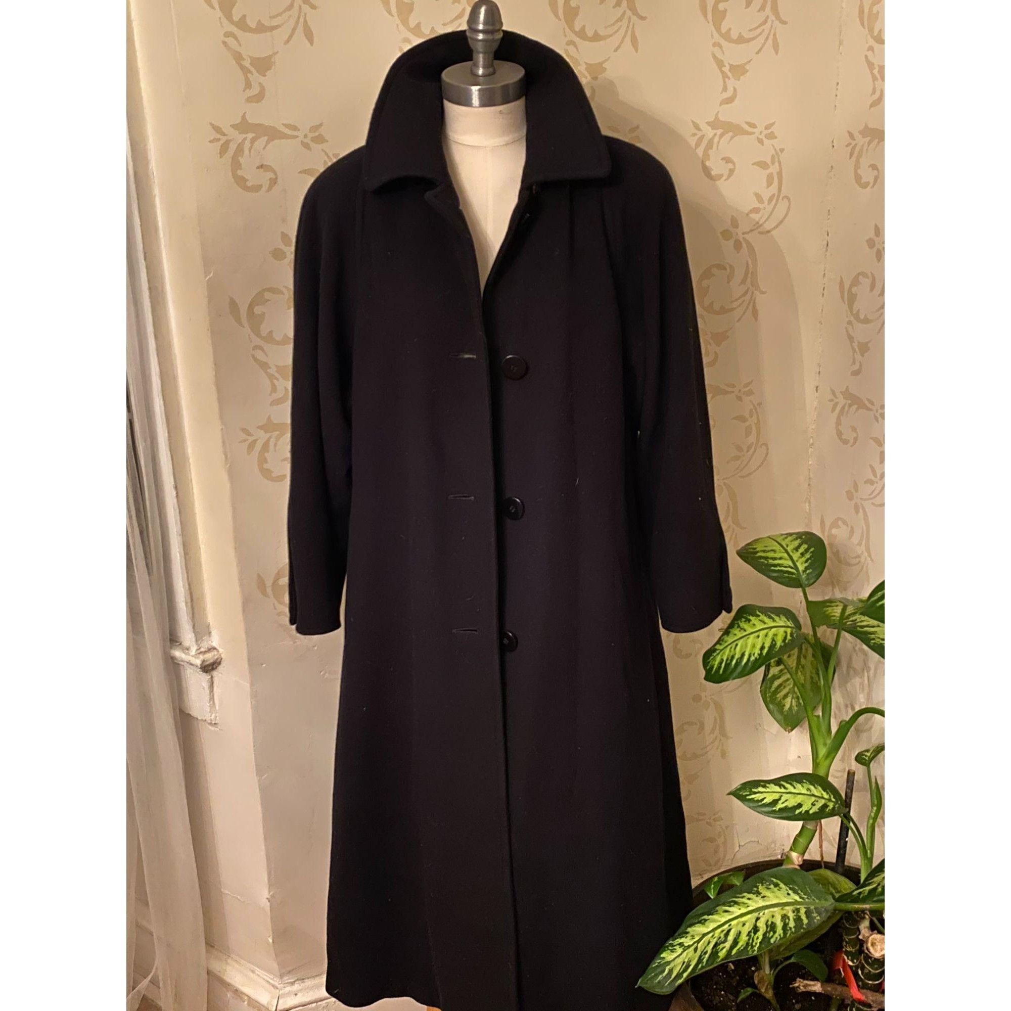Vintage Regency Pure 100% Cashmere Black Swing Jacket Ladies Size 4 Size S / US 4 / IT 40 - 4 Thumbnail