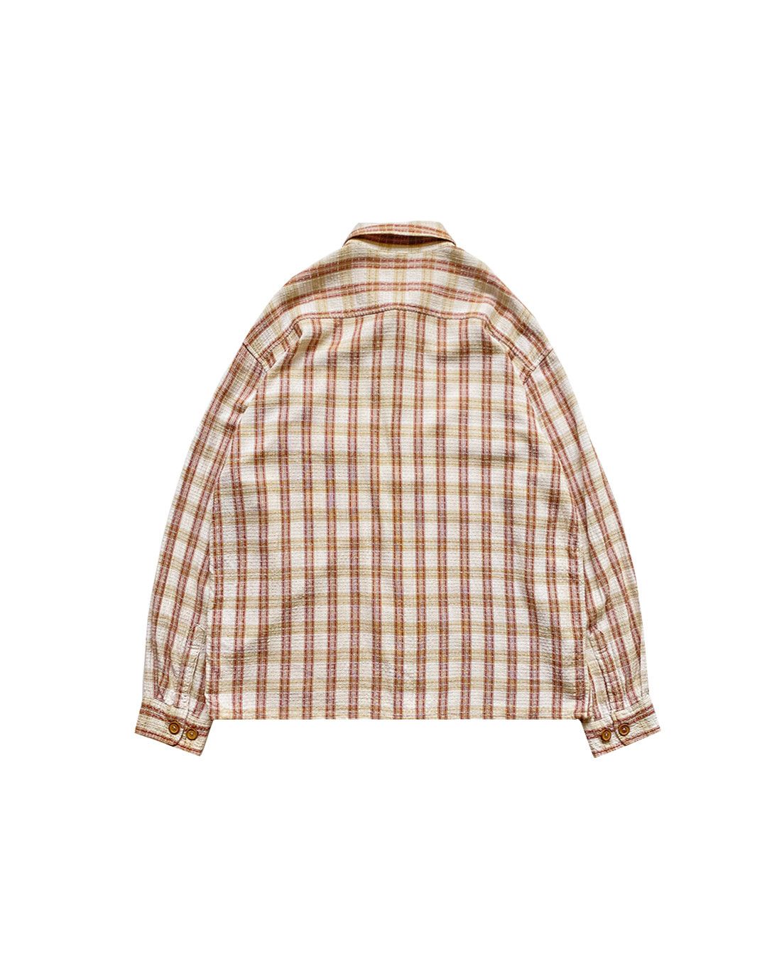 Other Boxy Shirt - Lucky Strike Cream square Pattern Size US XL / EU 56 / 4 - 4 Thumbnail