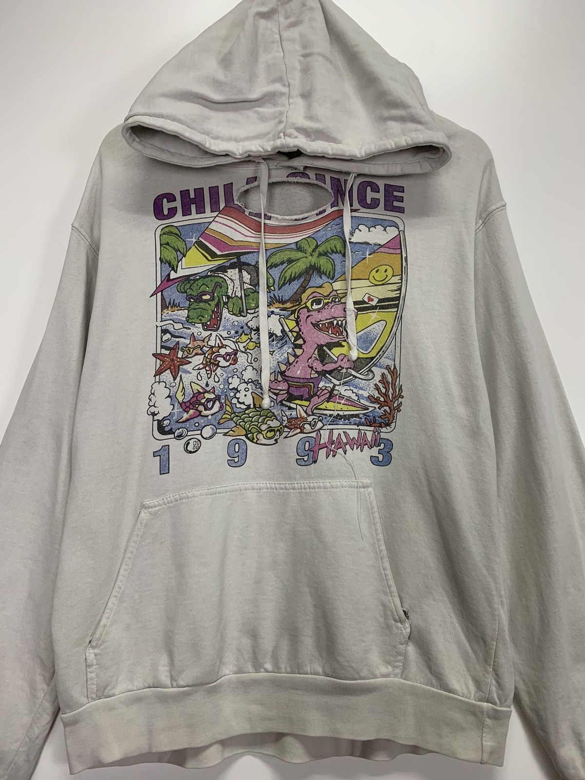 Vintage Vintage 1993 Hawaii Hoodie Size US M / EU 48-50 / 2 - 2 Thumbnail