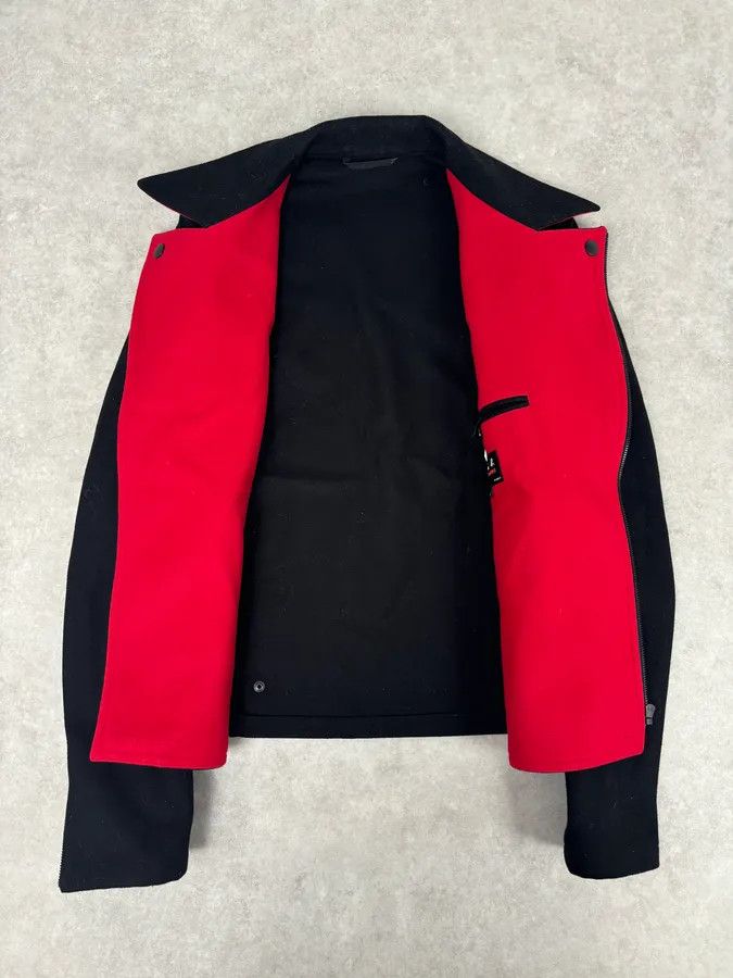 agnes b. Agnes b Black Wool Contrast Collar Perfecto Jacket Size US M / EU 48-50 / 2 - 9 Thumbnail