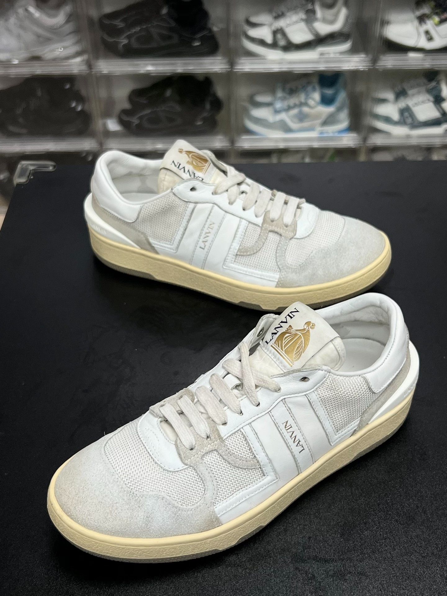 Lanvin Lanvin White Lowtop Sneakers 6 Men Size US 6 / EU 39 - 1 Thumbnail