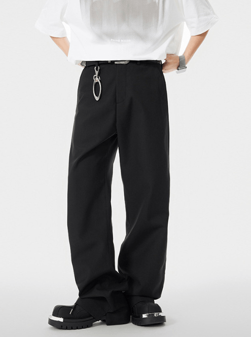 Japanese Brand American street all-match black flared loose casual pants Size US 32 / EU 48 - 3 Thumbnail